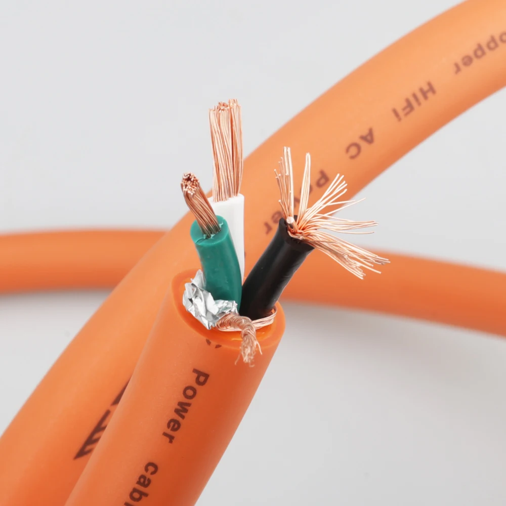 Audiocrast высококлассный P113 чистый красный медный силовой кабель оптовые кабели HI Fi