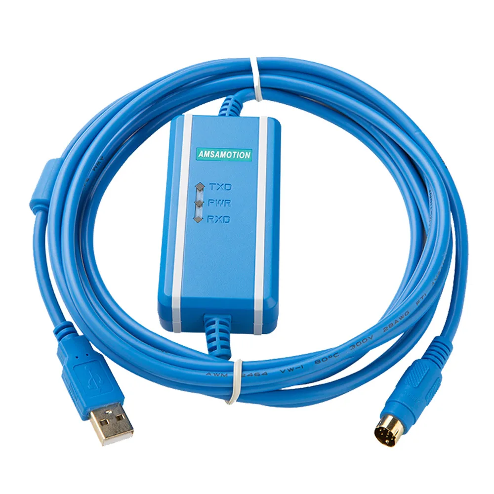 Встроенный кабель для программирования Mitsubishi FX3U 1N 2N 1S|cable mitsubishi|cable upgradecable programming |