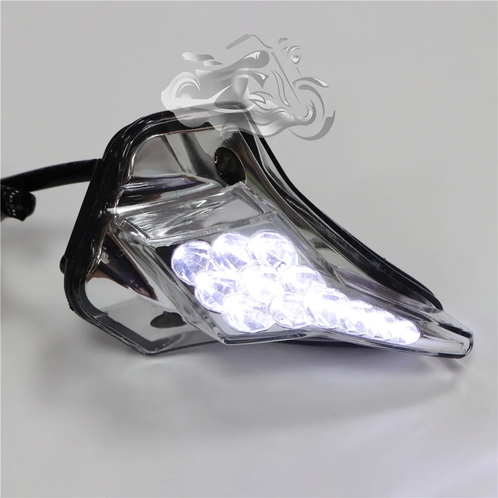 

LED Front upper Top Headlight Head Lights Lens Fit for Yamaha YZF R6 2008 - 2016 09 10 11 12 13 14 15