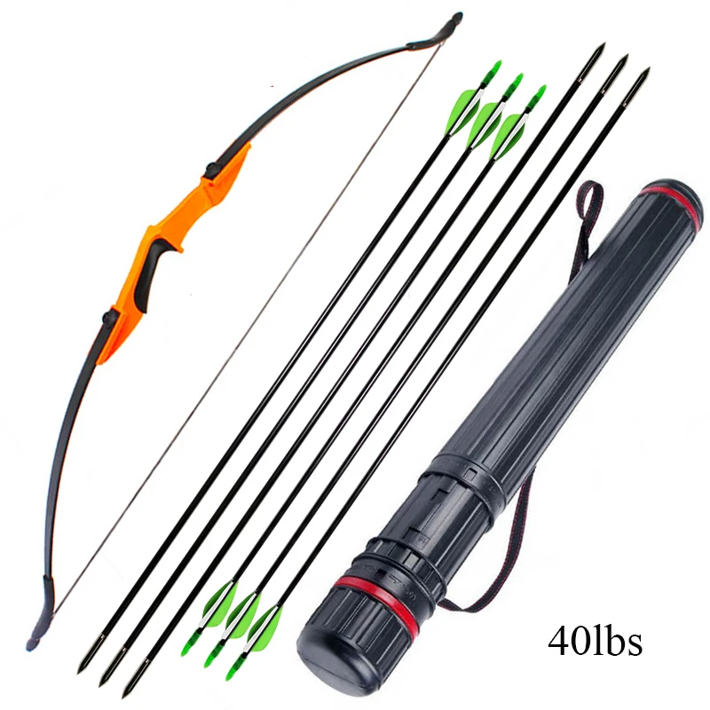 

40 Lb Professional Recurve Bow Wooden Archery Bow Outdoor Shooting Hunting Recurve Bow Practice Sports Outdoor Shooting Accessor