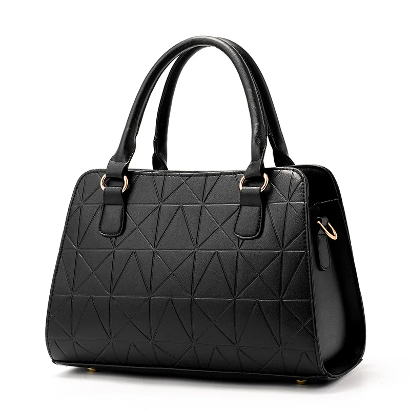 Деловая женская сумка высокого качества из искусственной кожи на плечо большая