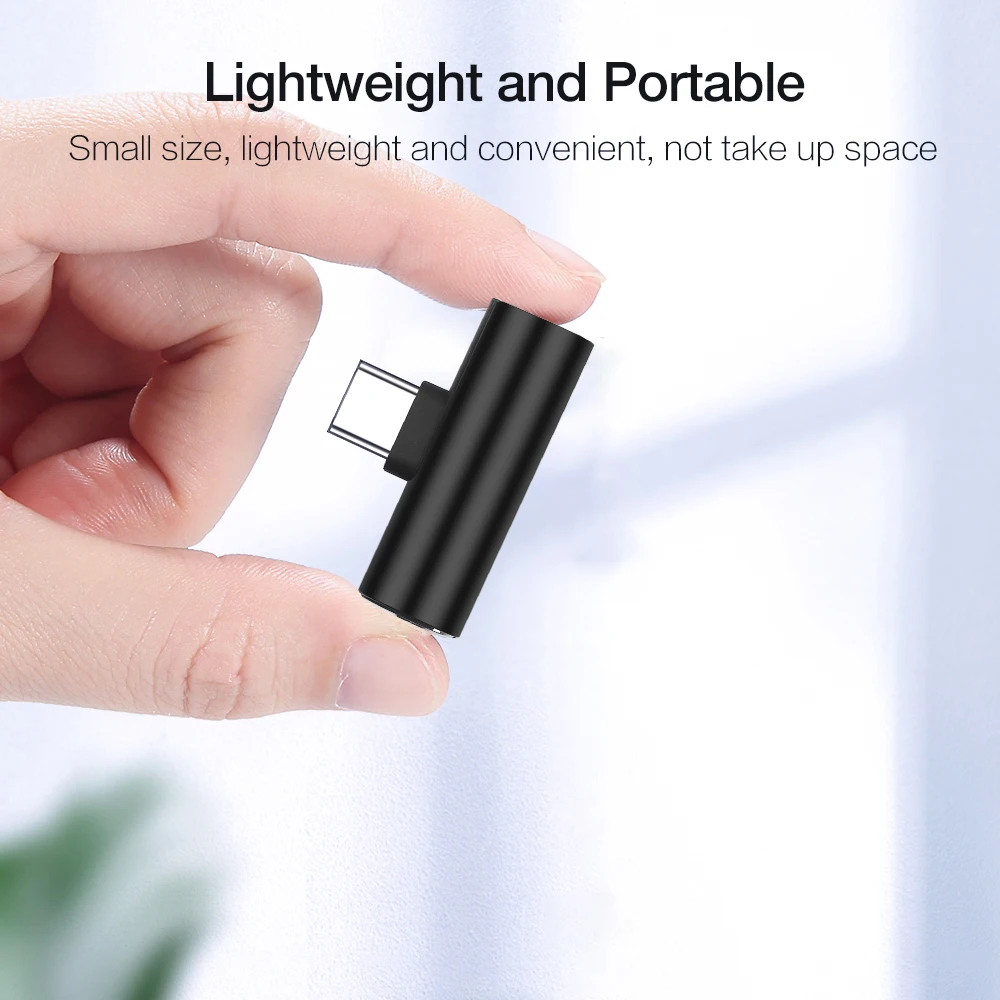JTKE 2 в 1 USB C разветвитель Тип штекер на двойной тип разъем для наушников зарядное