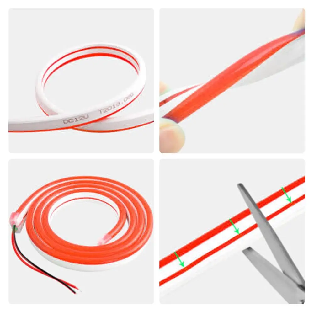 Цветной СВЕТОДИОДНЫЙ светильник EL креативная мягкая трубчатая проволока