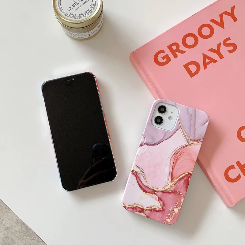 

Vintage Marble Phone Case For iPhone 11 Pro 12 Pro Max 7 8 Plus X XR XS Max 11 Soft Back Cover Coque