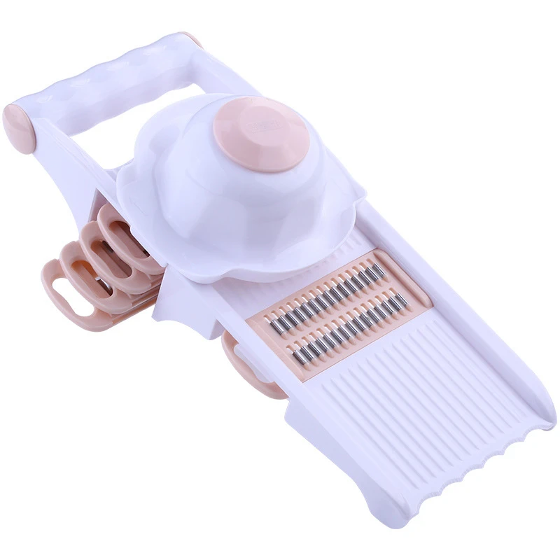 Style 2 Mandoline Slicer Manual Vegetable Cutter with 5 Blade Potato Carrot Grater for Vegetable Onion Slicer Kitchen Tools Accessories - Color: Style 2