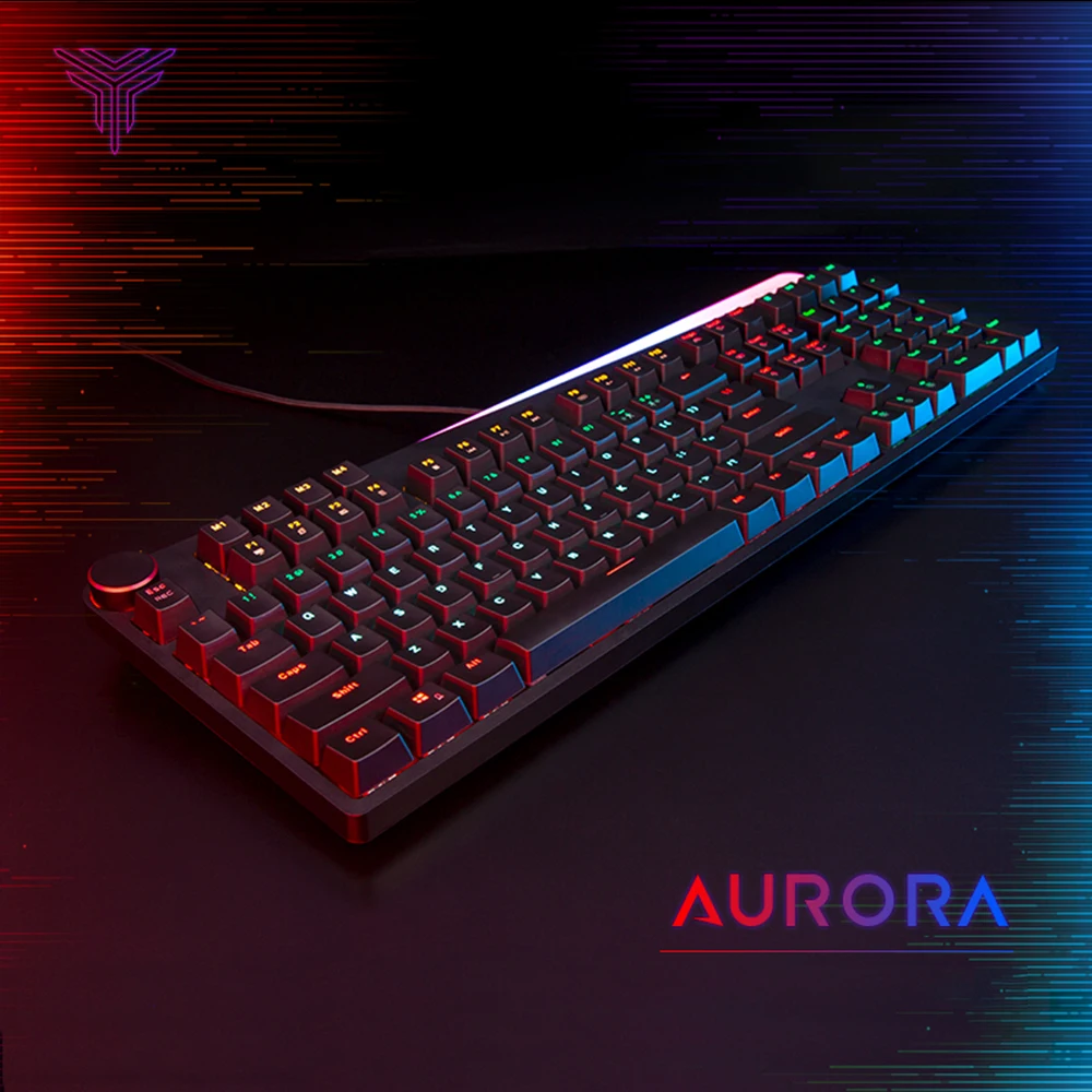 Команда волка профессиональная игровая механическая клавиатура RGB с подсветкой USB Проводная оптическая ось русская/английская модель для компьютера