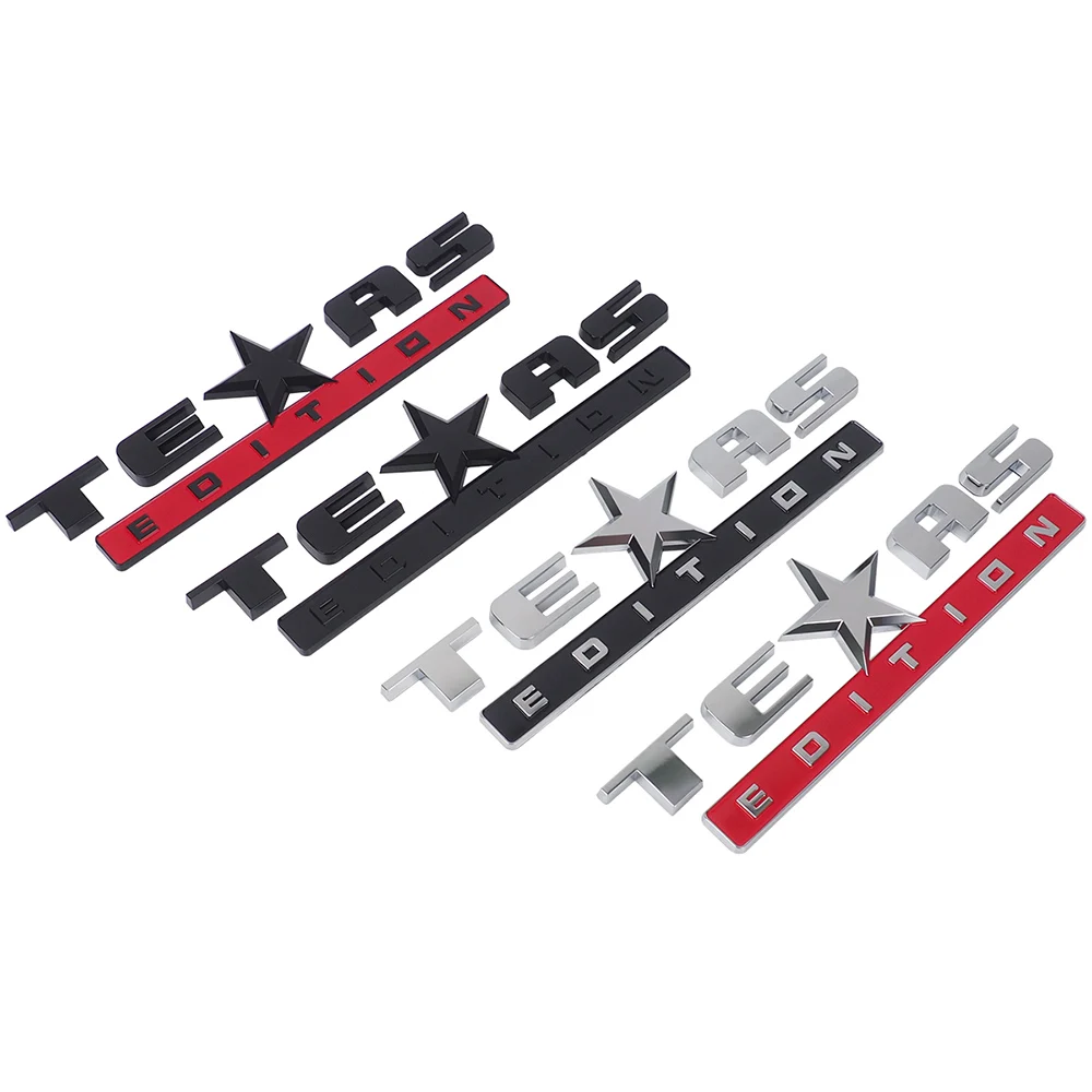 Эмблема Texas Edition для кузова автомобиля Fender письмо логотип отделка наклейка JEEP