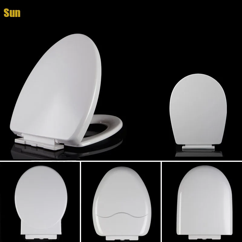 PP Universal Cushioning Bottom Toilet Cover Thickened Slowly Drop U-shaped Length 415 To 440mm Width 340mm |