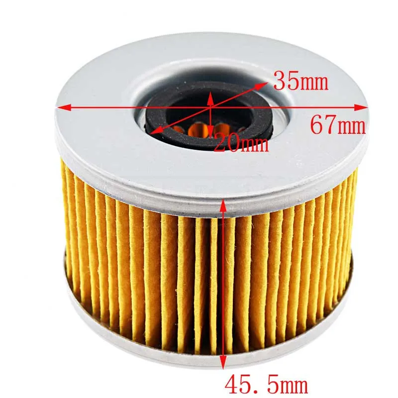 

2PCS Oil Filter For HONDA CB250 CBR250 CM250 VT250 VTR250 CB350 CB400 CBR400 CBX400 CM400 CB450 CM450 CMX450 CX 500 CX650