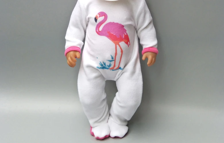 Кукла одежда штаны Розовый Единорог комбинезон одежда для 40 см 43 см reborn baby Doll Одежда наборы для 1" Кукла аксессуары игрушки одежда