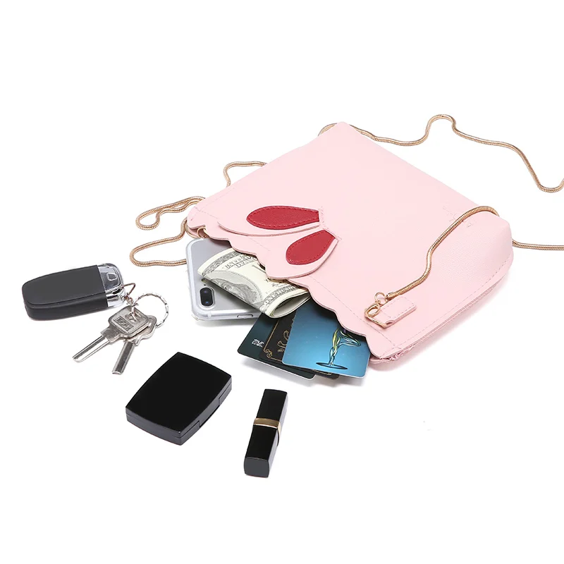 Приложение блог Мода милый кролик дизайн женская сумка мессенджер сумки