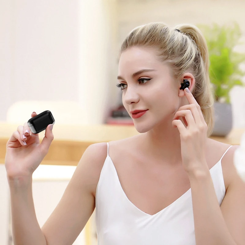 Наушники REMAX, TWS-5, беспроводные Bluetooth наушники, близнецы, наушники с зарядной коробкой, Bluetooth 5,0, смарт-контакт, стерео