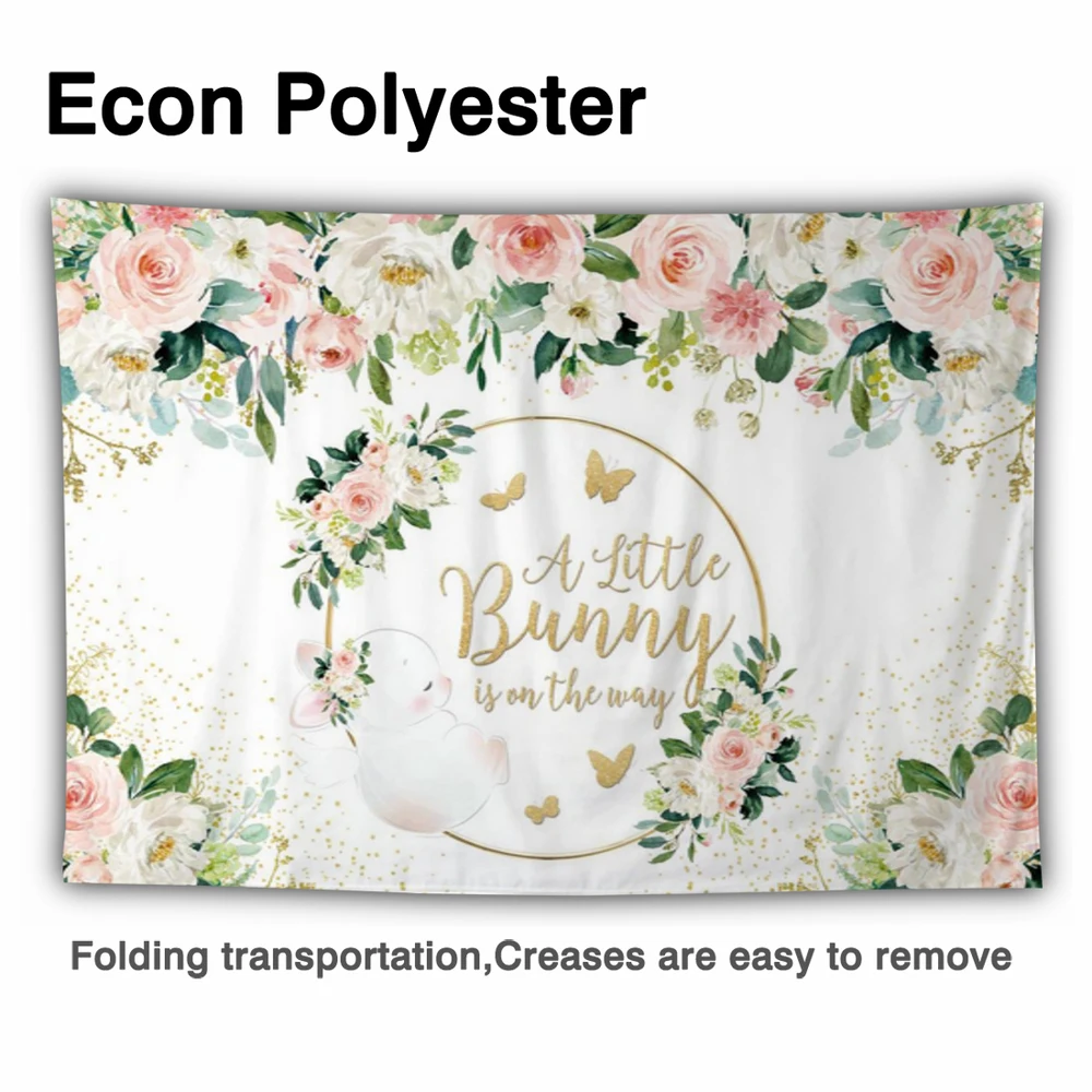 Allenjoy/Весенний фон для детской фотосъемки с кроликом и маленьким на пути