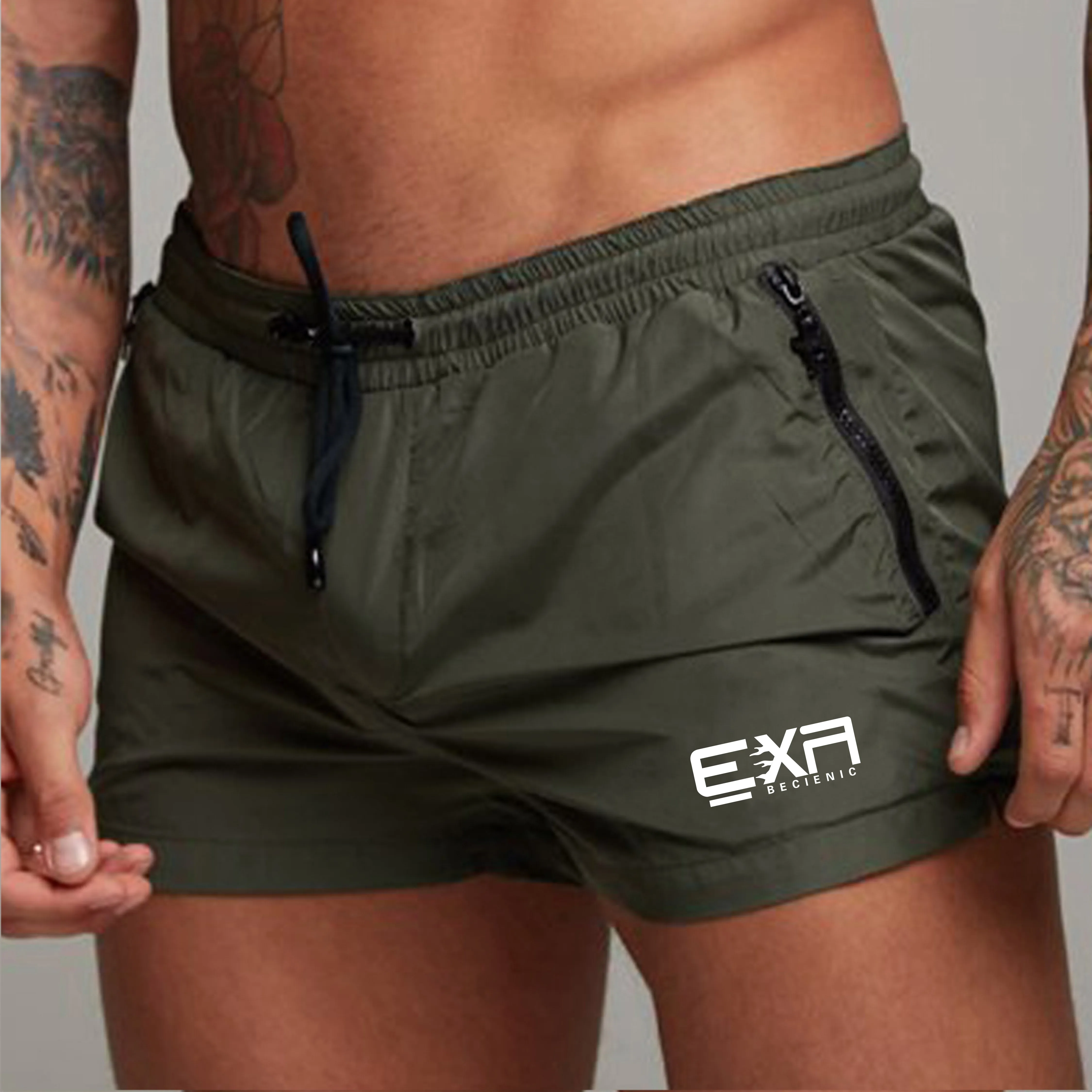 Многоцветные мужские шорты для плавания быстросохнущие серфинга с принтом