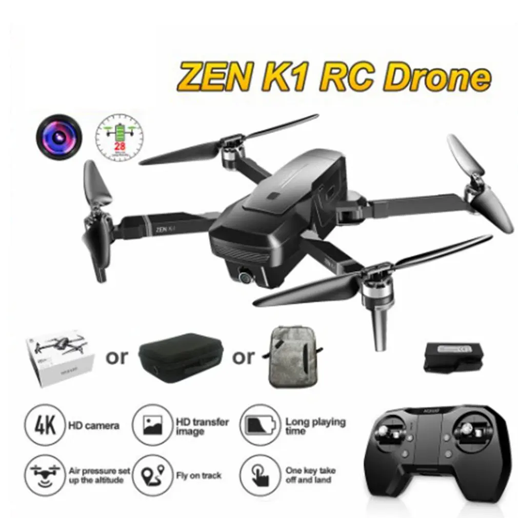 

K1 Brushless Aerial Photography Aerocraft 2.4g Black Single Battery Dual Camera Remote Control Gps Uav