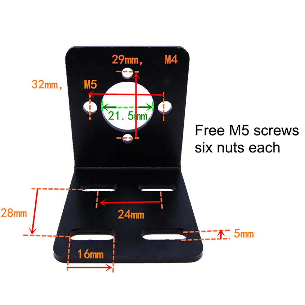 Кронштейн двигателя с высоким крутящим моментом металлический кронштейн 3 мм L