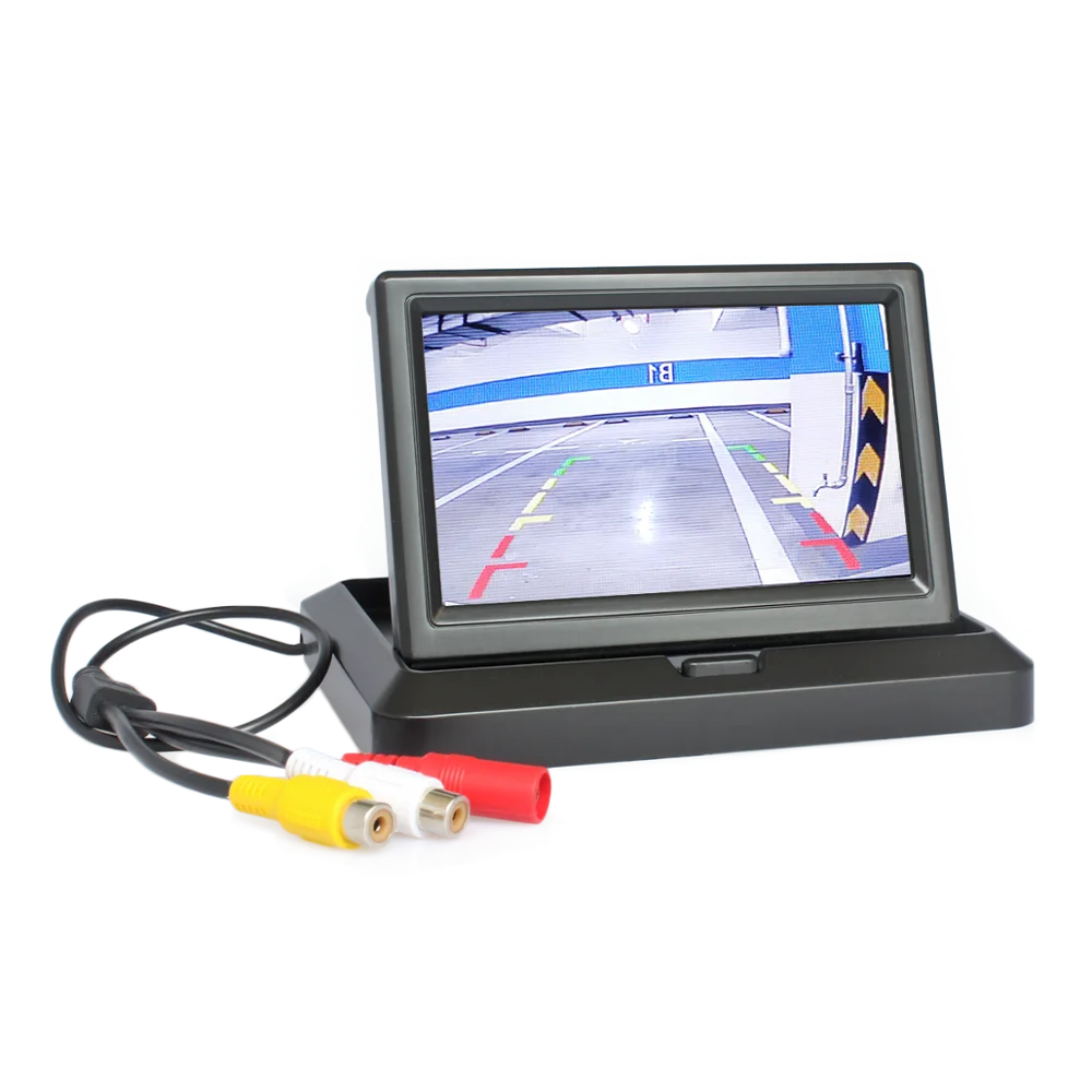 DIYKIT 5&quot Foldable TFT LCD Car Monitor HD Rear View Reverse Backup Camera Parking System Charger | Автомобили и мотоциклы