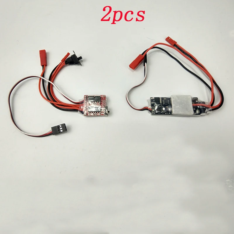 2pcs WPL 2S-20A 3S-20A Brushed Dual-way Mini ESC 7.4V 11.1V Brush Bi-directional Electronic Speed Controller w/Switch for RC Car | Игрушки и