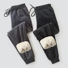 Женские зимние кашемировые узкие брюки из овечьего меха, женские повседневные теплые брюки, шаровары, толстые флисовые осенние спортивные брюки 2020