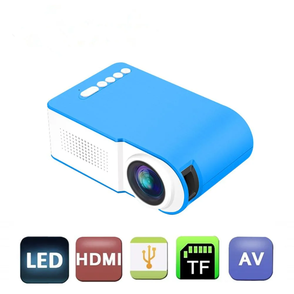 Светодиодный проектор YG210 высококачественный фокус объектив 1080P 3D Визуальный