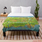 Меховое покрывало Stardew Valley, Фланелевое покрывало, постельное белье, диван для пикника