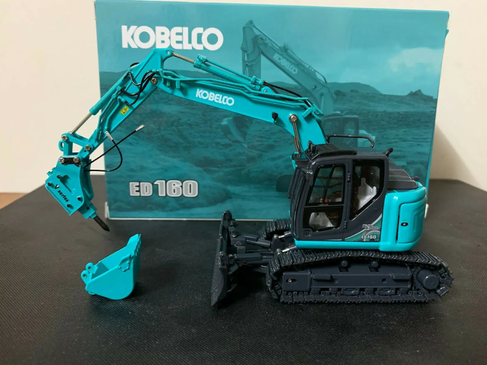 Ros Kobelco ED160BR-5 ультра маленькая круглая молотковая дрель/экскаватор 1/50 литые под