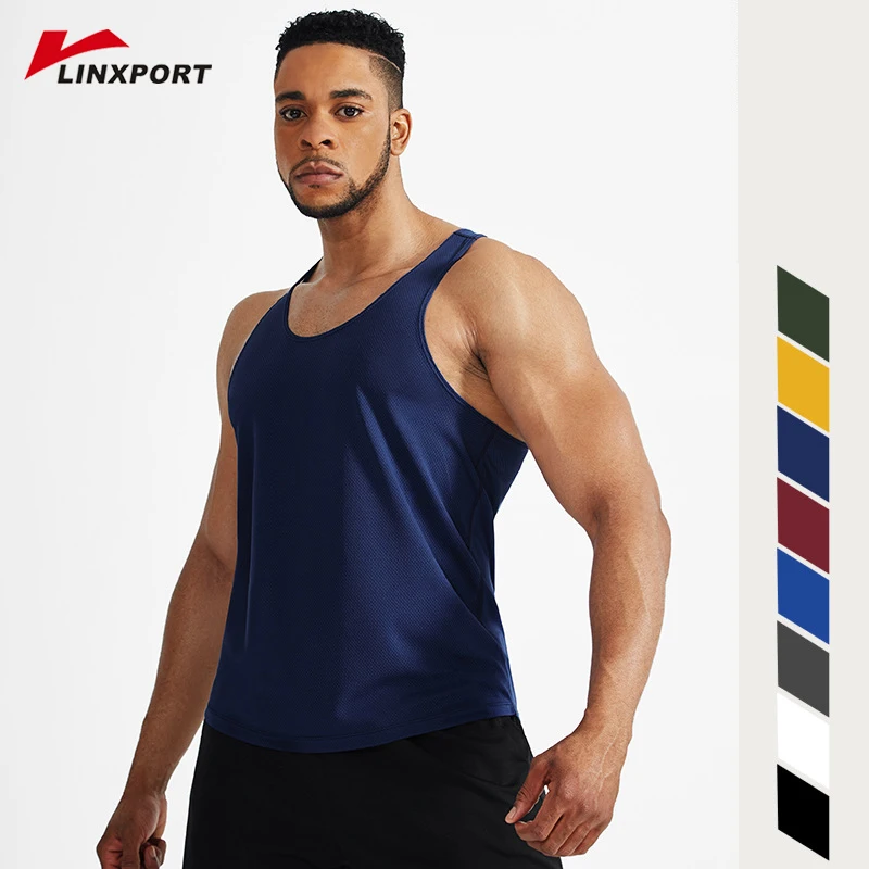 

Men's Jogging Jacket Running Vest Sleeveless Shirt Sports Compression Jerseys Quick Drying Tops Weight Training Singlet chaleco