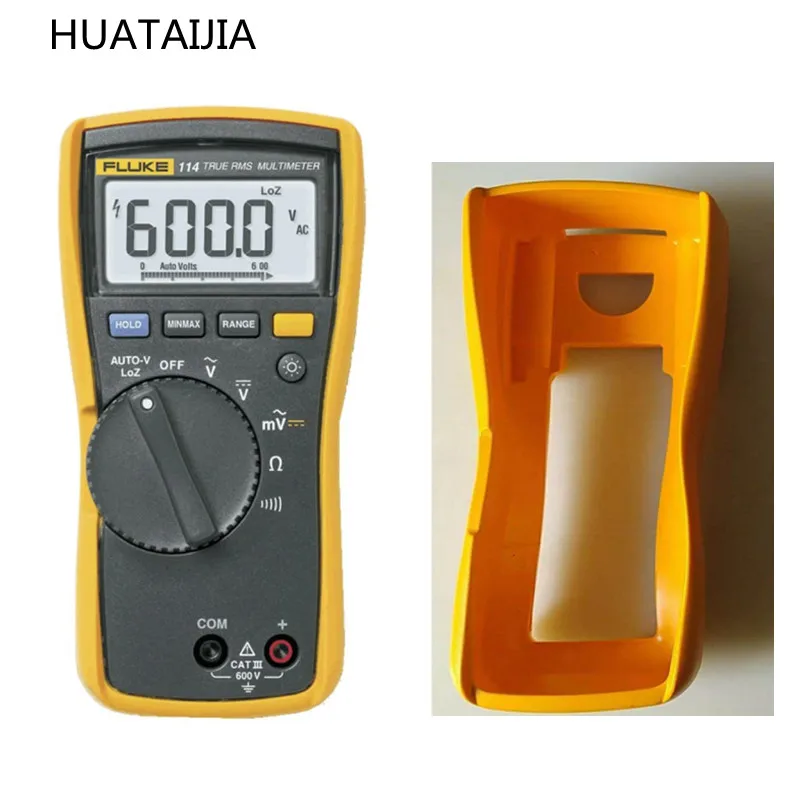 Fluke114-funda amarilla usada para Fluke 114, cubierta amarilla, Fluke 114, marco amarillo-0