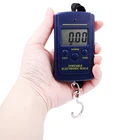 40 кг  10 г Цифровые 3 ключа Весы Электронный портативный цифровой вес Рыбий крючок Багаж висит с подсветкой