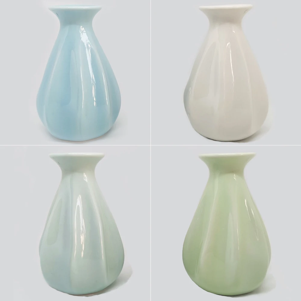 Керамические мини вазы креативный керамический цветочный горшок простое