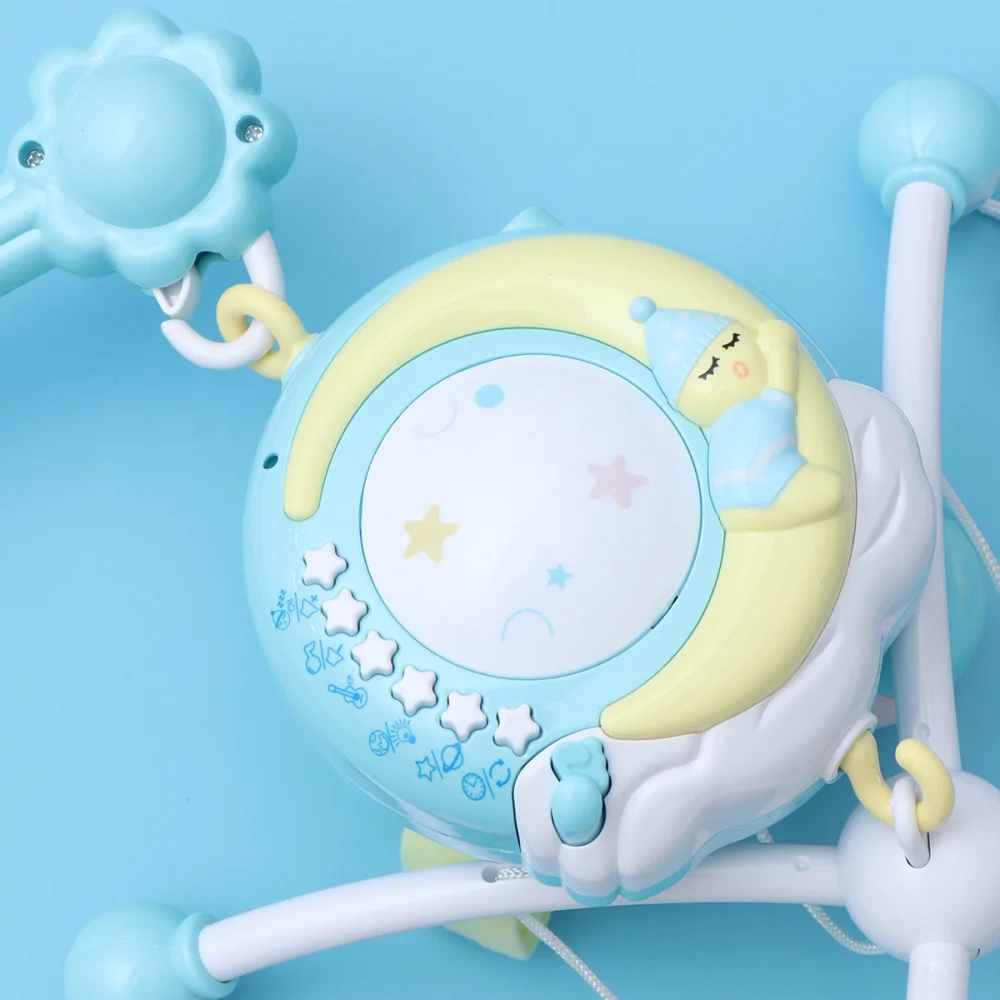 

1pc Crib Smart Bell Rattle Baby Bedside Hanging Rattle Bed Instrument for Baby Kids without Battery
