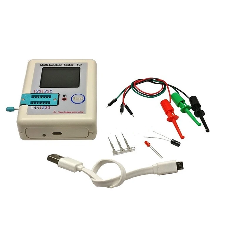 

Transistor Tester Full Color Screen Graphic Display Measure A Variety Of Electronic Components And Accessories