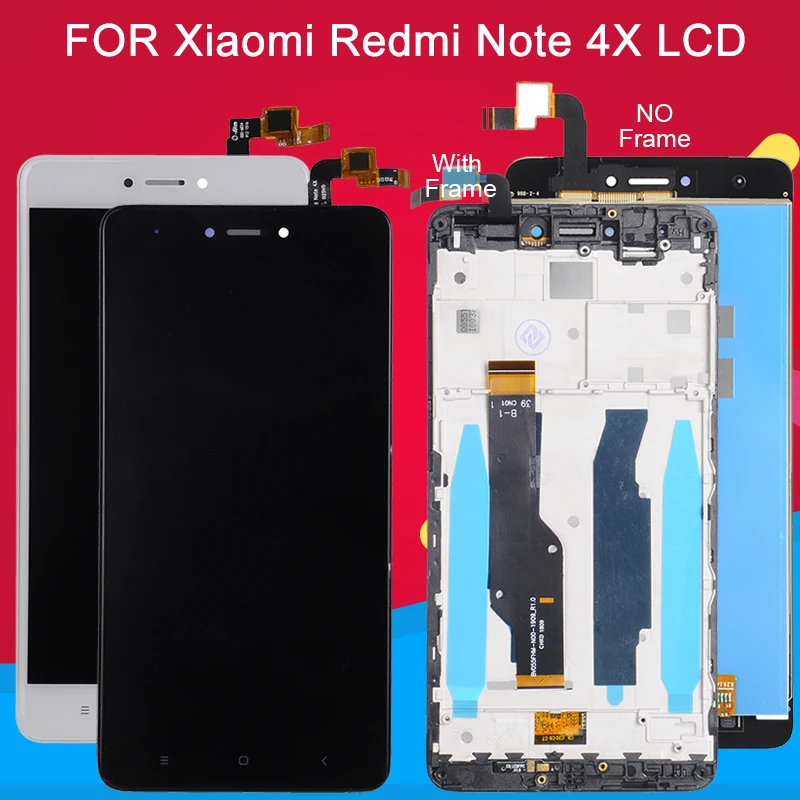 Акция для Xiaomi RedMi Note 4X ЖК-панель с сенсорным экраном стекло дигитайзер сборка Note 4 дисплей глобальная версия с рамкой