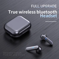 r20 wireless earbuds tws 5 bluetooth earphone wireless headset led display ipx7 waterproof with hifi moving iron sound quality