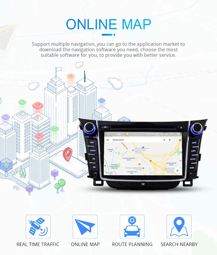 LJHANG dvd-плеер для автомобиля Android 9,0 для HYUNDAI i30 Elantra GT 2012- gps Navi wifi Мультимедиа Стерео 2Din Автомагнитола ips 8 ядерный