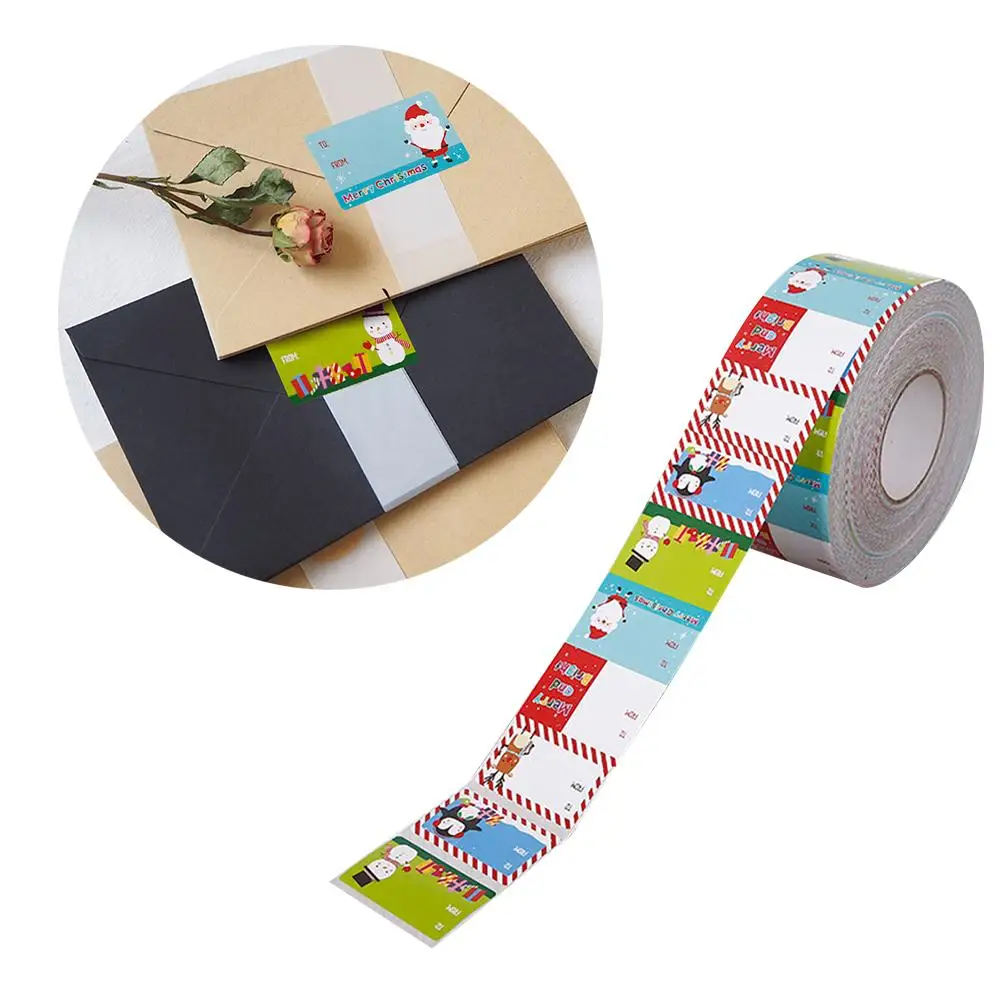 

500PCS Chalkboard Labels Sticker Handwritten Convenience Stickers Adhesive Labels Scrapbooking Gift Package Sealing Envelope Tag