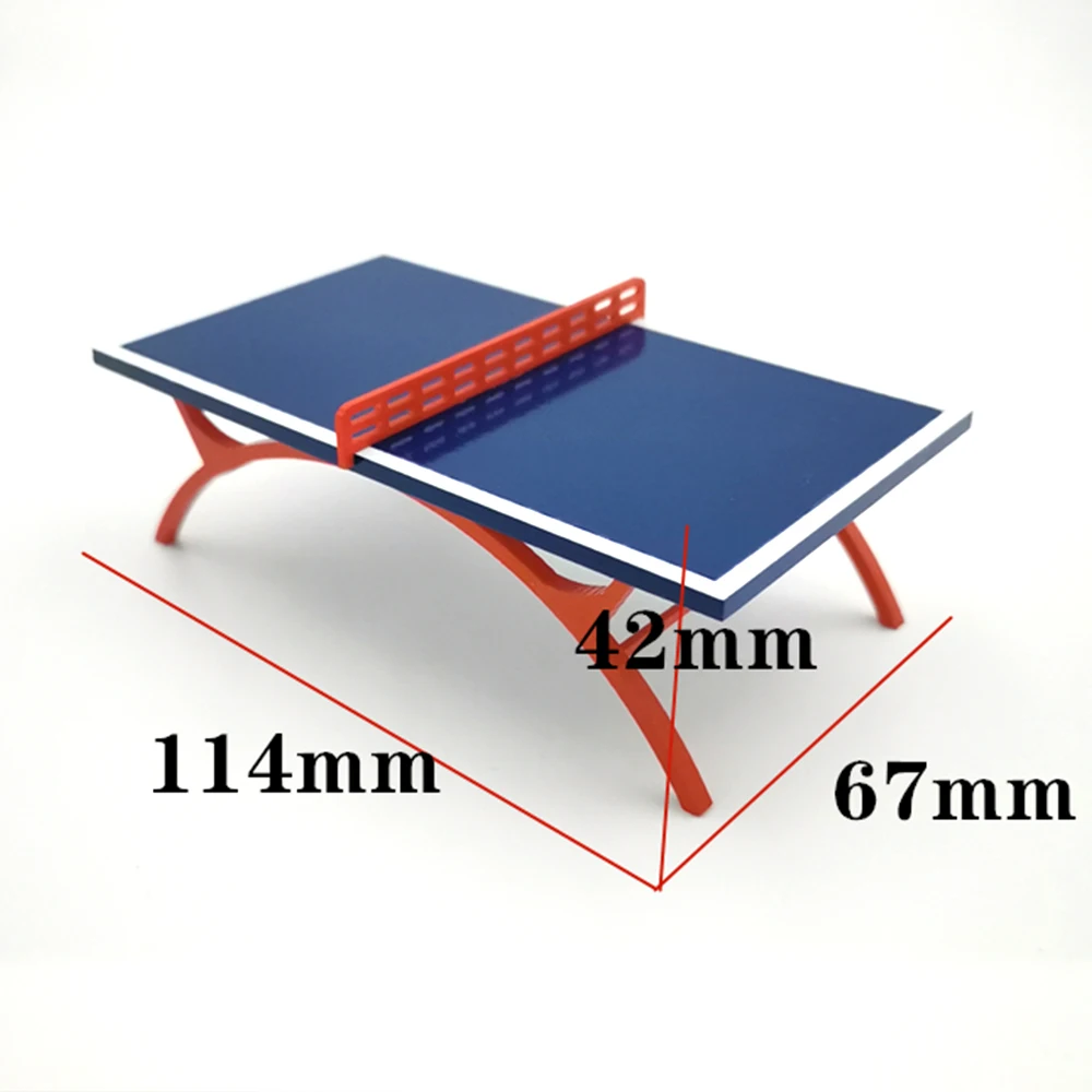 

1/24 Table Tennis Table Sporting Goods Model Toy Interior Decoration Layout Sand Table Production Scene Application