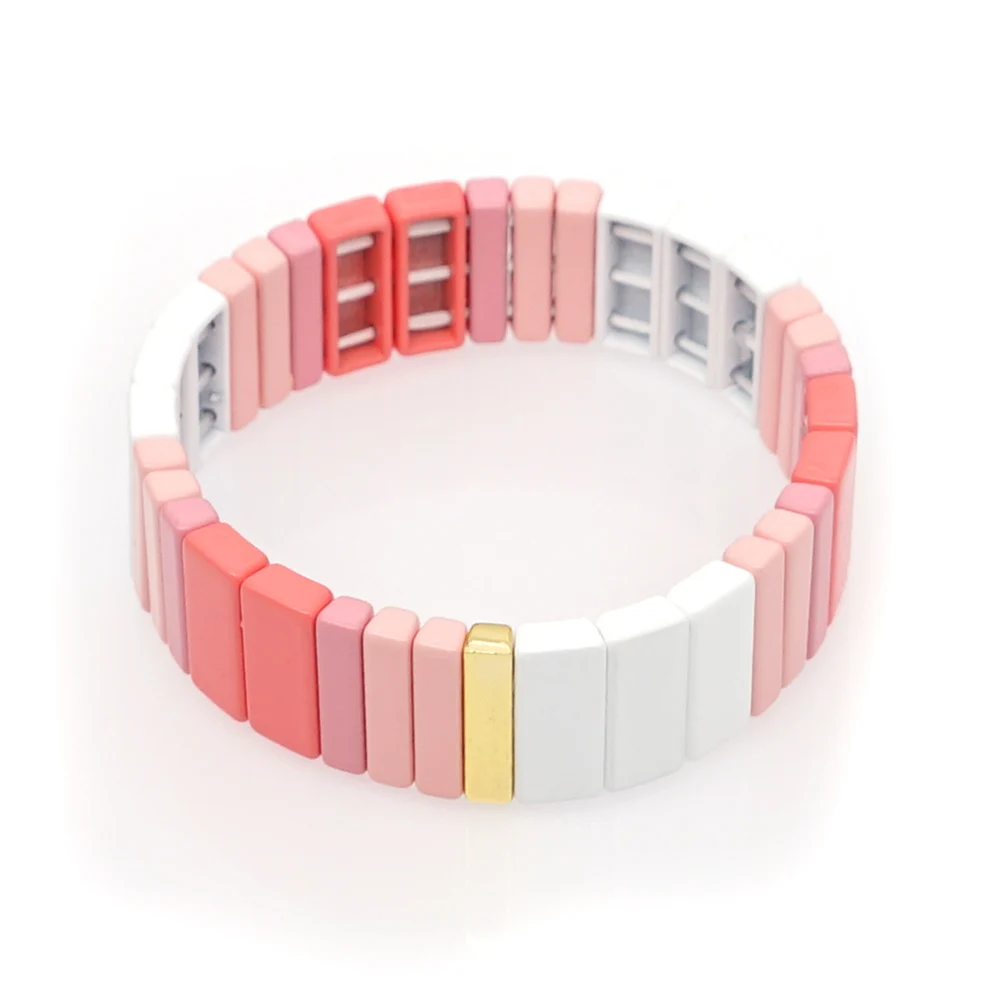 Браслет Shinus Boho ювелирное изделие для женщин летние пляжные эмалированные бусы