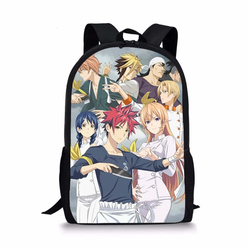 Аниме Shokugeki no Soma рюкзак для подростков девочек и мальчиков школьная сумка книг