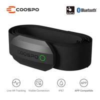 coospo chest heart rate monitor strap bluetooth 4 0 ant heart rate sensor waterproof for wahoo garmin bike computer