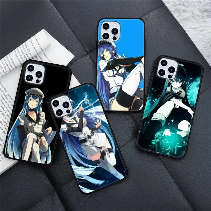 

Akame Ga Kill Anime Girl Phone Case for iPhone 7 8 11 12 Pro X XS Max XR Samsung A S 10 20 50 Plus pro funda