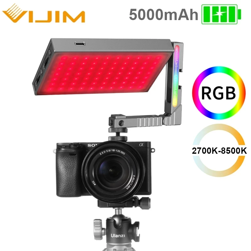 Ulanzi VIJIM R70 2700k 8500K Full Цвет цветная (RGB) Светодиодная лампа для видеосъемки