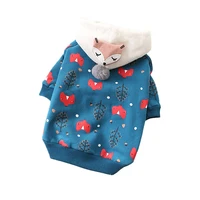 cute pet cat dog clothes winter pet coat warm dog hoodie clothes for small dogs pets clothing soft pet apparel french bulldog