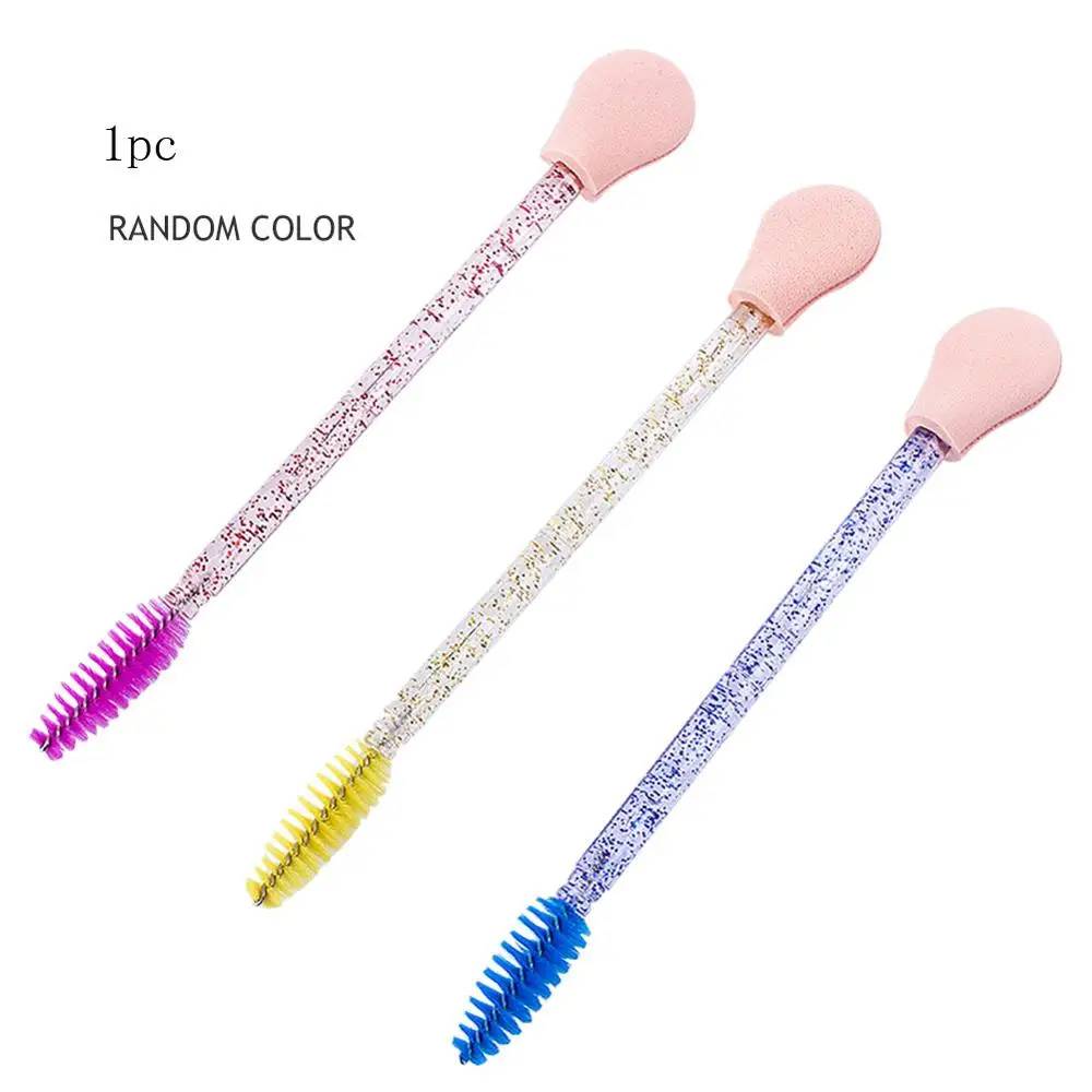 1pc random 50/10/5 шт одноразовые щеточки с тушью для ресниц палочки для кисти щетка-Расческа для ресниц мотальные набор инструментов для макияжа maquiage - Handle Color: 1pc random