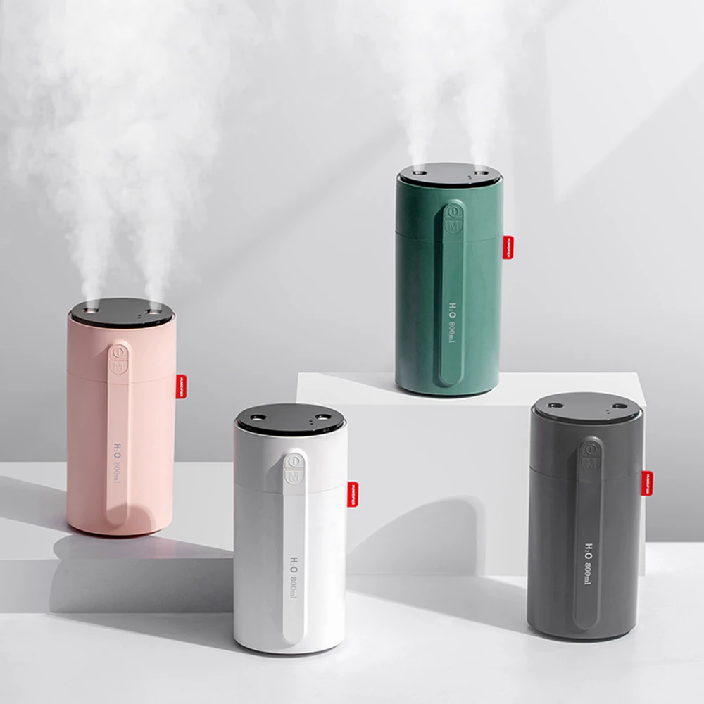 

800ml Wireless Air Humidifier Aroma Diffuser 2000mAh Battery Portable Rechargeable Umidificador Essential Oil Humidificador Home