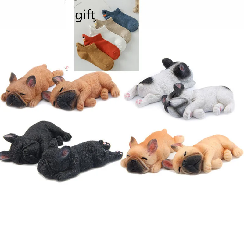 Дропшиппинг Смола моделирование Французский бульдог мини фигурка игрушки милый