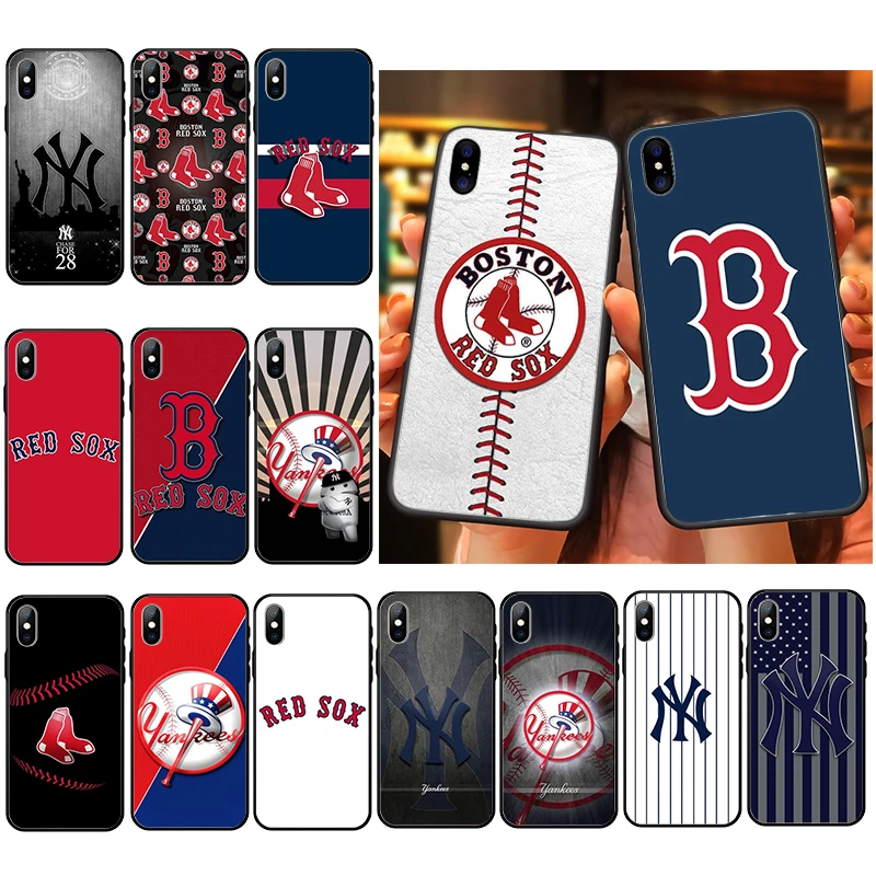 Yinuoda New York Yankees Boston Red Sox бейсбольный Телефон чехол для iphone 8 7 6 6S Plus 5 5S SE XR X XS MAX 11pro max Coque Shell
