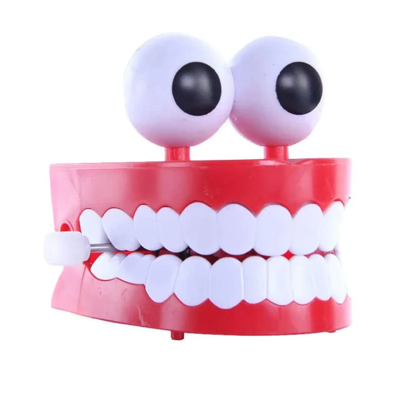 

Clockwork Wind Up Teeth Chomping Dental Toys For Kids Novelty Gifts Funny Gadgets Juguetes De Cuerda Para Niños