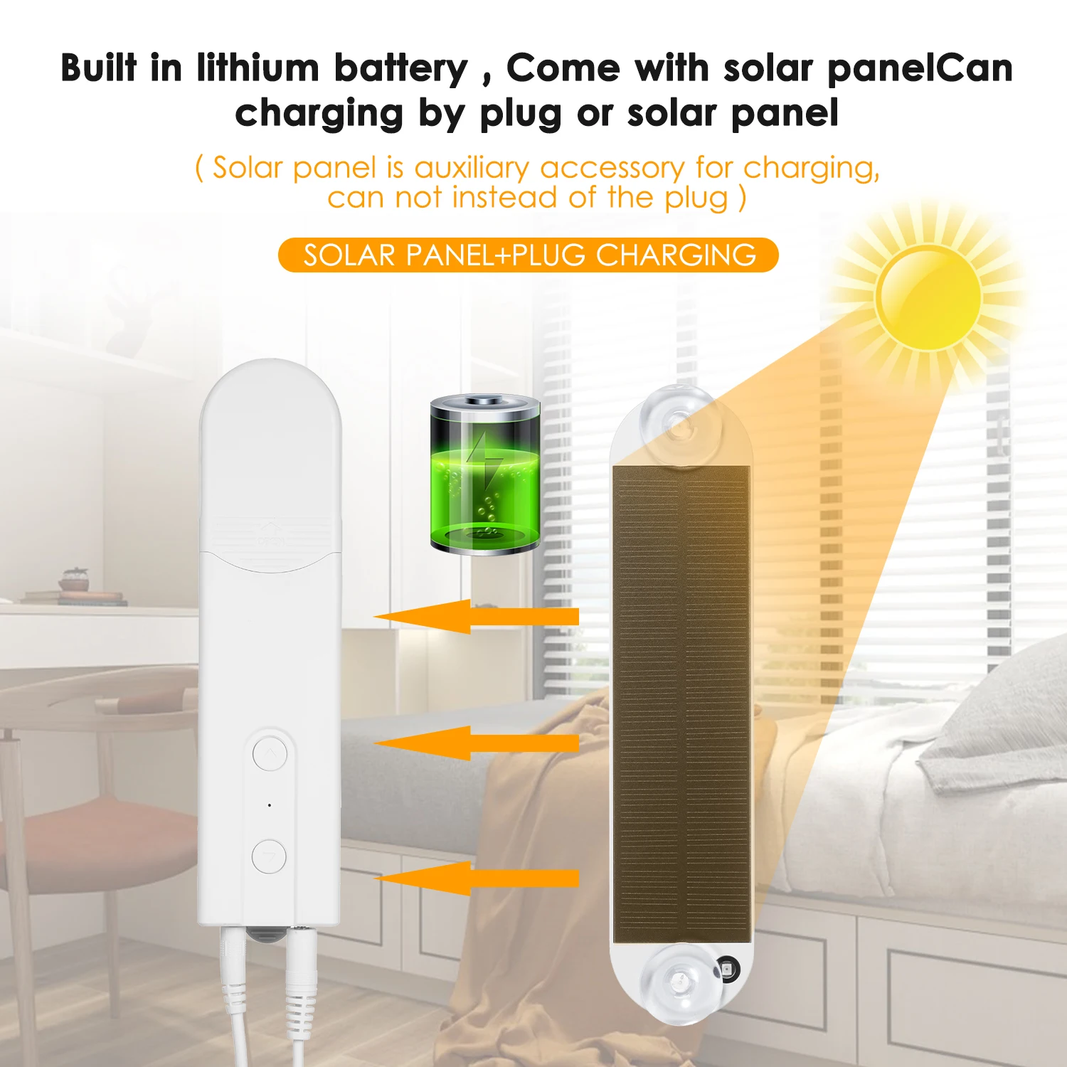 Tuya Smart Life Zigbee Curtain Blind Switch for Roller Shutter Motor Solar Powered BT Control Work With Alexa Google | Обустройство
