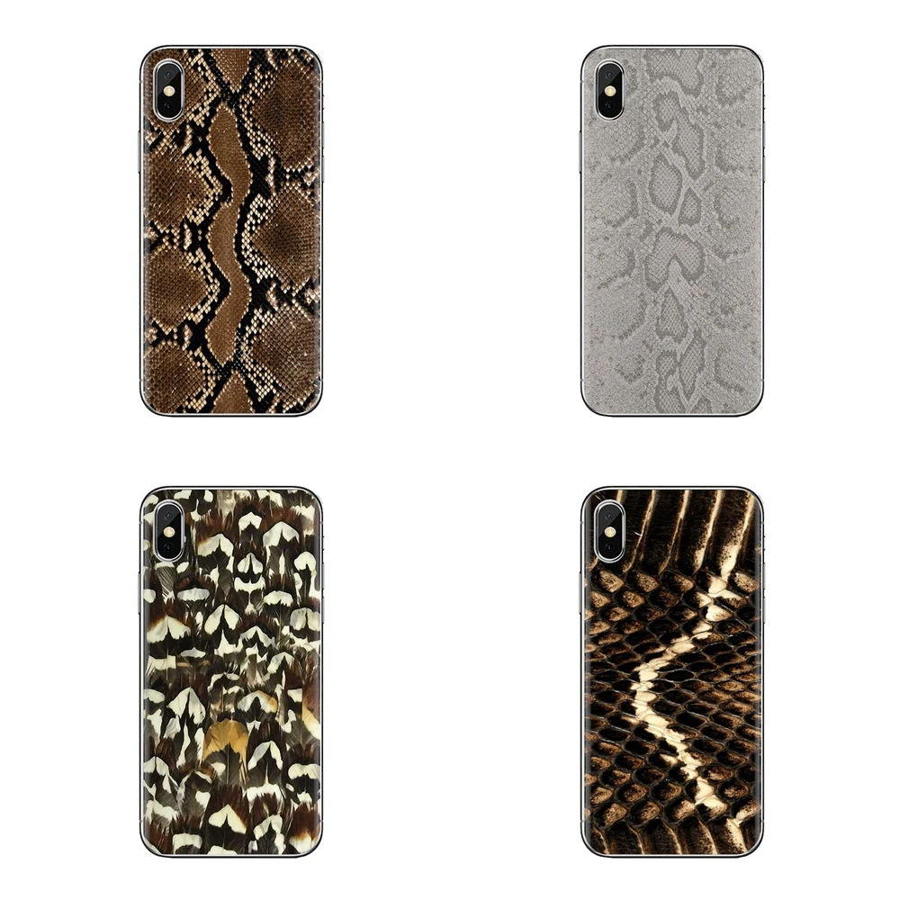 python yellow gold Art Snake Viper For Xiaomi Redmi 4A S2 Note 3 3S 4 4X 5 Plus 6 7 6A Pro Pocophone F1 TPU Transparent Bag Case |